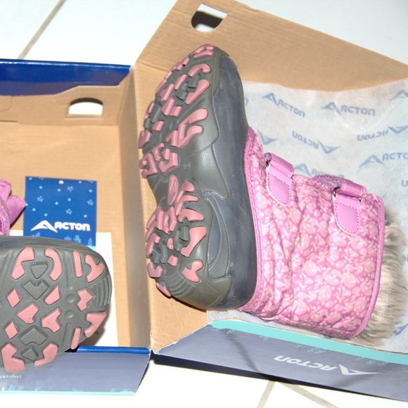 ACTON Giggle pale pink winter boot child/toddler/kid size 10 - Picture 4 of 9